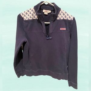Vineyard Vines Nautical Sailboat 1/4 Zip Pullover Size M